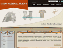 Tablet Screenshot of indianchainmailarmour.com
